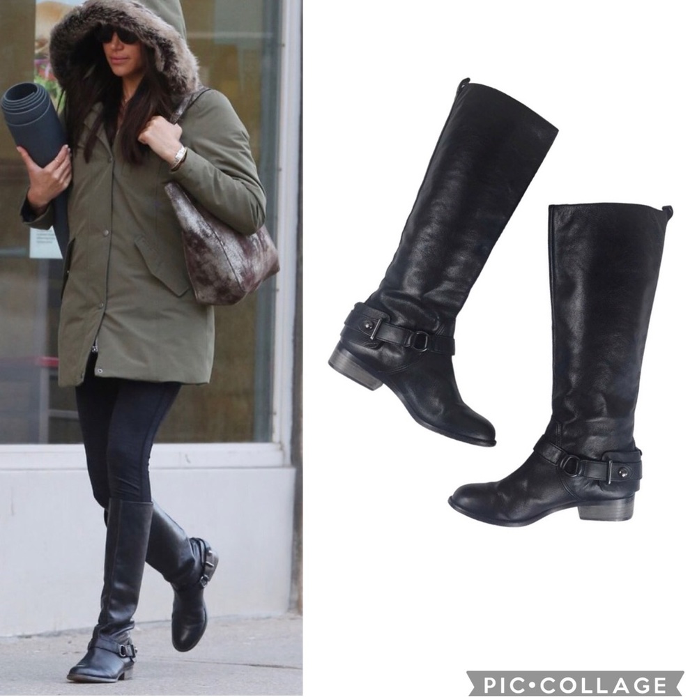 Coach Natale Leather Riding Boots Meghan Markle Size 9